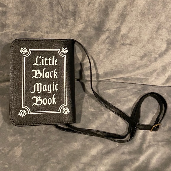 SOLD OUT Little Black Magic Book Purse - Picture 5 of 11